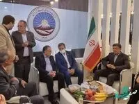 بازدید رییس کل و اعضای هیأت عامل بیمه مرکزی از غرفه بیمه ایران
