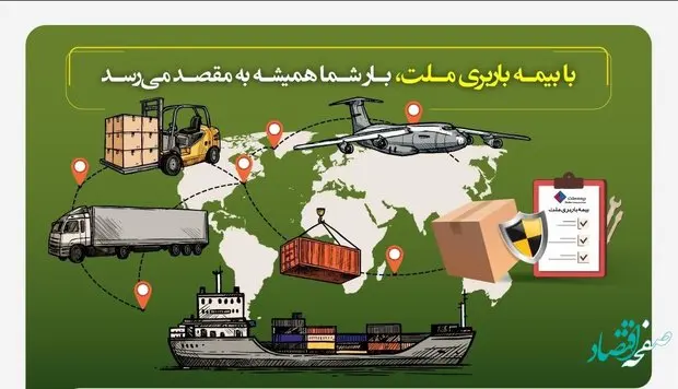 با بیمه باربری ملت، بار شما همیشه به مقصد میرسد