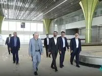 گزارش تصویری؛ بازدید مدیرعامل سازمان منطقه آزاد اروند از فرودگاه بین المللی آیت الله جمی آبادان