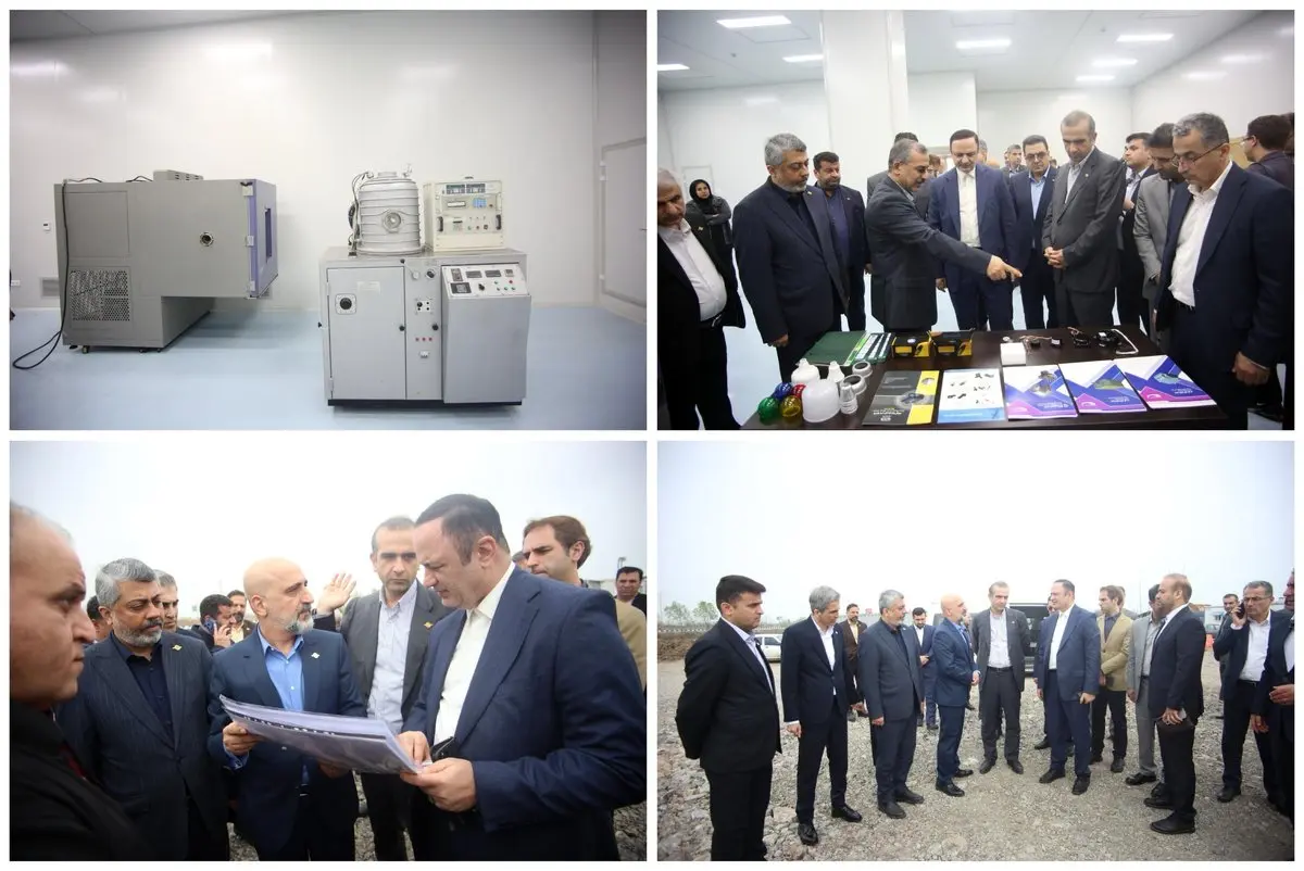 بازدید دبیر شورای‌عالی مناطق آزاد از شرکت رایان فن کاو اندیش و سومین شهرک صنعتی انزلی