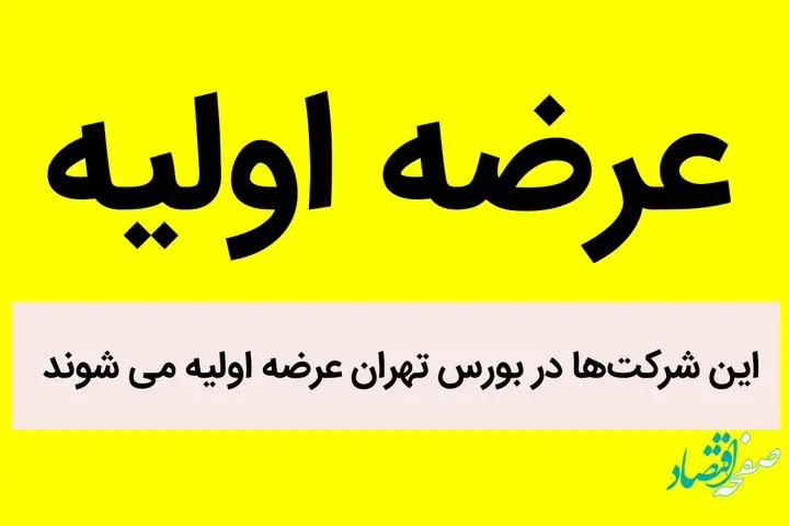 این شرکت‌ها در بورس تهران عرضه اولیه می شوند | عرضه اولیه بعدی را بشناسید 