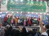 استقبال از ایستگاه فرهنگی پذیرایی بانک ملت در مهمونی 10 کیلومتری عید غدیر