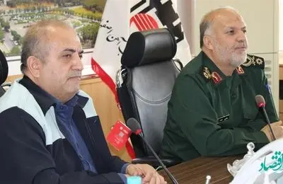 دیدار فرمانده سپاه صاحب الزمان (عج) با مدیرعامل ذوب آهن اصفهان