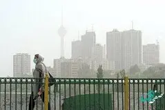 وظعیت آلودگی هوا تهران امروز 22 تیر ماه 1402