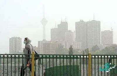 وظعیت آلودگی هوا تهران امروز 22 تیر ماه 1402