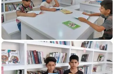 بزرگداشت روز ادبیات کودکان و نوجوانان در مرکز آموزشی ژئوپارک در غرب قشم