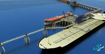 پهلوگیری نخستین کشتی سنگین با هدف صادرات در اسکله نفتی حرا