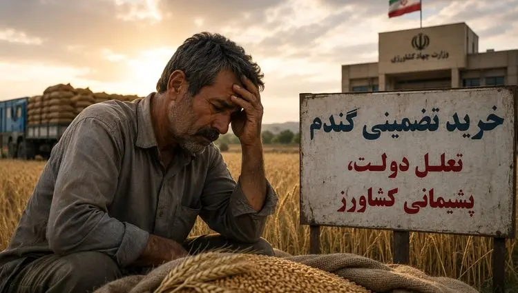 خرید تضمینی گندم؛ تعلل دولت، پشیمانی کشاورز