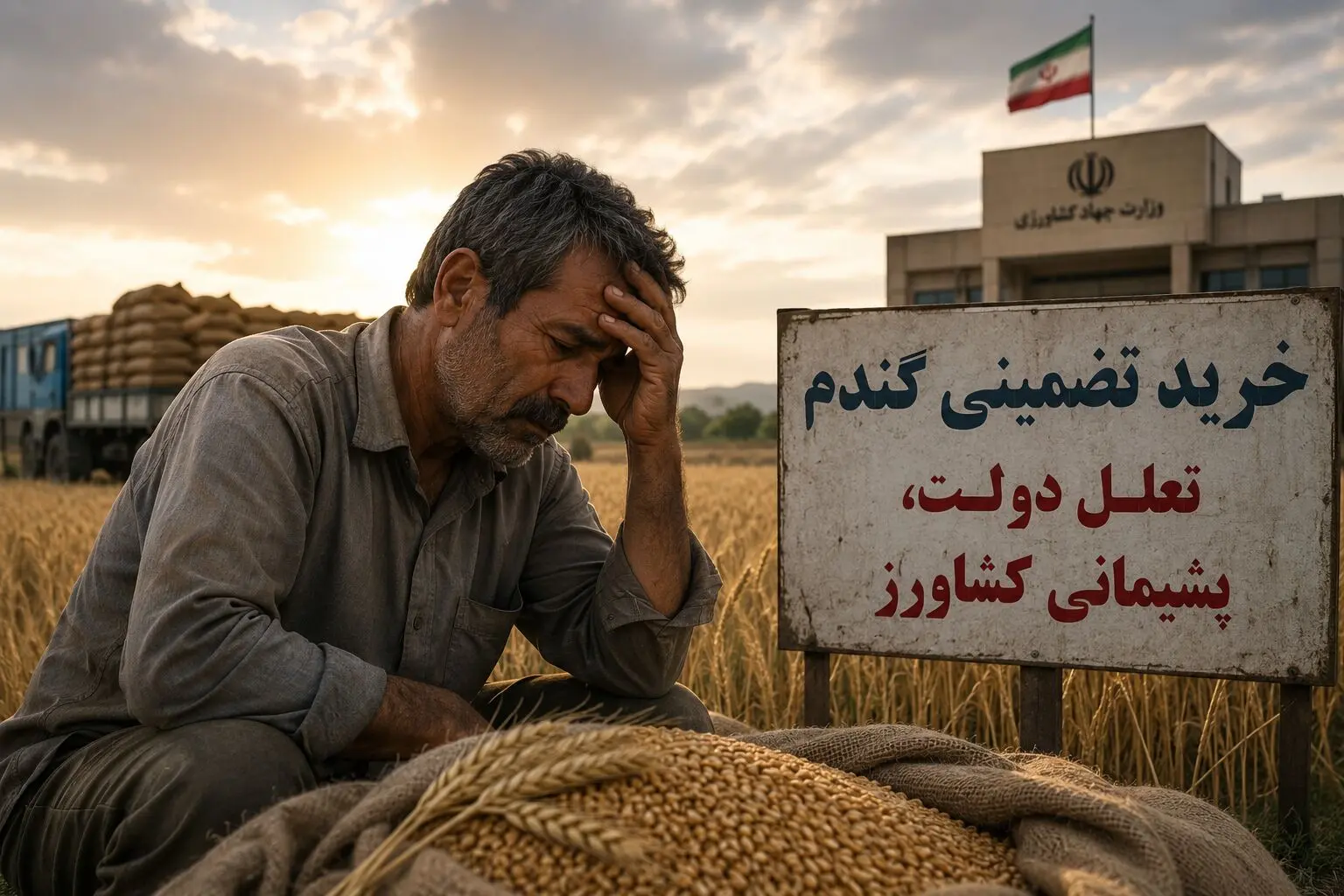 خرید تضمینی گندم؛ تعلل دولت، پشیمانی کشاورز