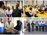 بازدید مشاور مدیر عامل و مدیر گروه روابط عمومی شرکت مس از هفتمین اردوی جهادی شرکت مس در شهرستان بم