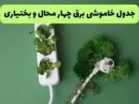 جدول قطعی برق چهارمحال و بختیاری دوشنبه ۵ مرداد ماه ۱۴۰۵ | ساعت خاموشی برق شهرکرد دوشنبه