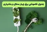 جدول قطعی برق چهارمحال و بختیاری فردا جمعه ۳۰ مرداد