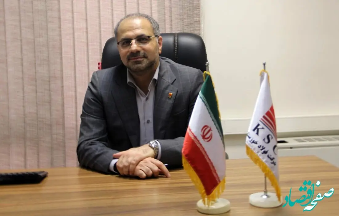 نشست خبری مهندس عطا تفضلی معاون خرید شرکت فولاد خوزستان در بیستمین نمایشگاه بین المللی ایران متافو