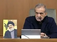 خط و نشان طوفانی مسعود پزشکیان به اسرائیل در حضور هیئت حماس!