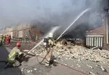 مهار حریق سوله مواد پلاستیکی در جاده خاوران + جزئیات