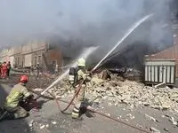 مهار حریق سوله مواد پلاستیکی در جاده خاوران + جزئیات