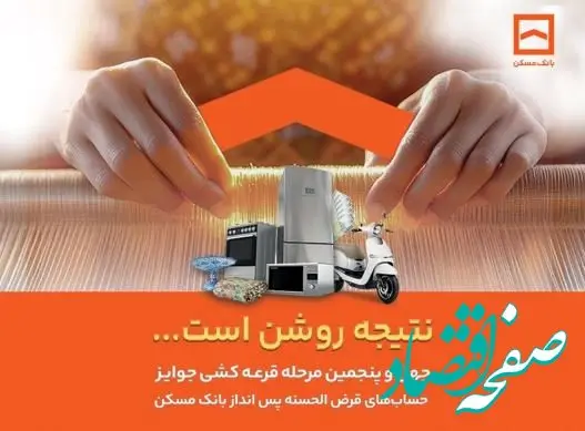 اسامی برندگان چهل و پنجمین دوره قرعه‌کشی حساب‌های قرض‌الحسنه پس انداز بانک مسکن اعلام شد/ لیست اسامی برندگان در سایت بانک مسکن