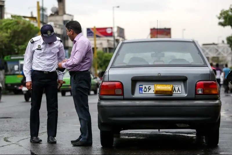 برخورد پلیس با خودروهای پلاک مخدوش+ ویدئو 