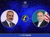 گفتگوی تلفنی عراقچی با وزیر امور خارجه ترکیه
