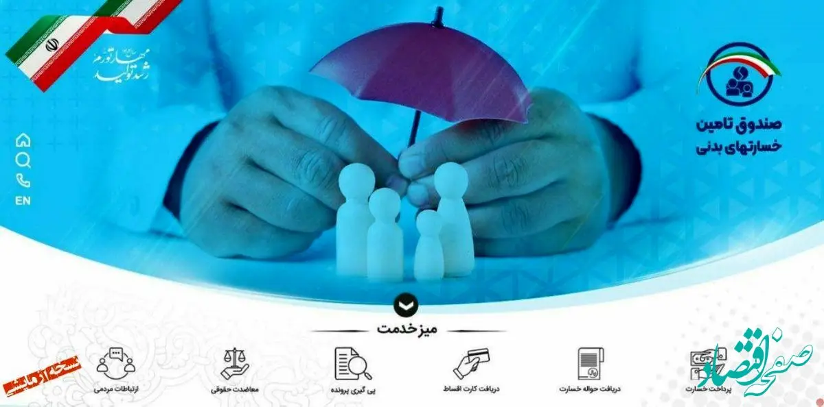 تارنمای جدید صندوق تامین خسارت های بدنی رونمایی شد.