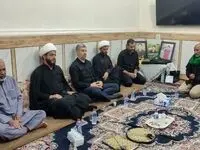 دیدار فرمانده حوزه مقاومت بسیج کارگران و کارخانجات شهید بقایی فولاد خوزستان با خانواده معظم پاسدار شهید محمد حسین سواری از شهدای سرافراز جنگ ۱۲ روزه