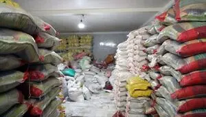 احتکار بیش از ۹۱ تن برنج خارجی در یک انبار