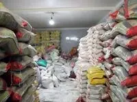 احتکار بیش از ۹۱ تن برنج خارجی در یک انبار