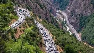 آخرین وضعیت ترافیک در راه‌ها؛ جاده چالوس بعدازظهر یکطرفه می‌شود