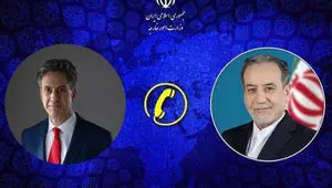 گفتگوی تلفنی عراقچی با همتای انگلیسی + جزئیات