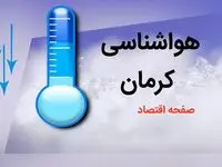 پیش بینی هواشناسی کرمان طی ۲۴ ساعت آینده | وضعیت آب و هوا کرمان فردا دوشنبه ۸ بهمن ماه ۱۴۰۳ اعلام شد