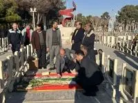 حضور مدیرعامل و جمعی از کارکنان ذوب‌آهن اصفهان در مراسم بزرگداشت شهید حاج اصغر سعیدی