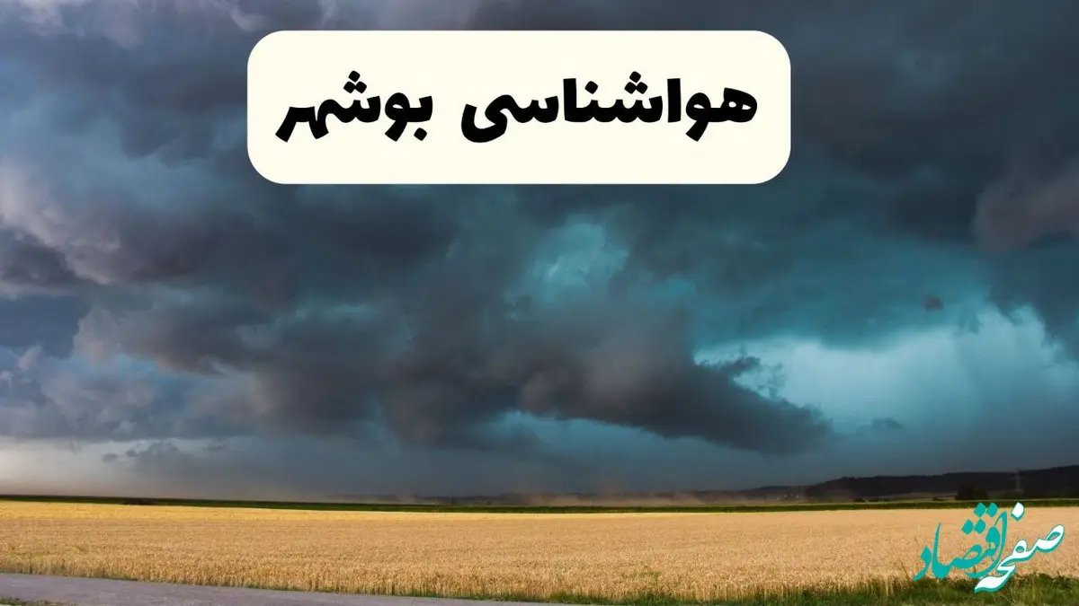 پیش بینی وضعیت آب و هوا بوشهر فردا دوشنبه ۱۲ خرداد ماه | خبر فوری هواشناسی بوشهر ۲۴ ساعت آینده