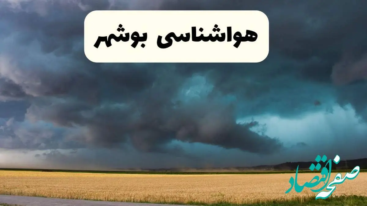 خبر فوری هواشناسی بوشهر فردا ۱۹ اردیبهشت ۱۴۰۴ اعلام شد | پیش بینی وضعیت آب و هوا بوشهر فردا جمعه ۱۹ اردیبهشت