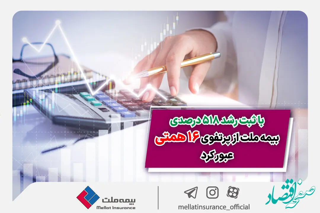 بیمه ملت از پرتفوی 16 همتی عبور کرد