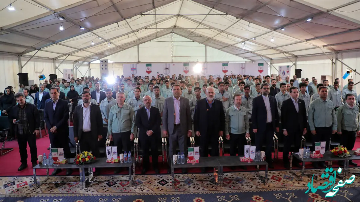 گزارش تصویری آغاز عملیات اجرایی چهار طرح توسعه‌ای بزرگ شرکت فولاد هرمزگان