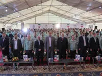 گزارش تصویری آغاز عملیات اجرایی چهار طرح توسعه‌ای بزرگ شرکت فولاد هرمزگان