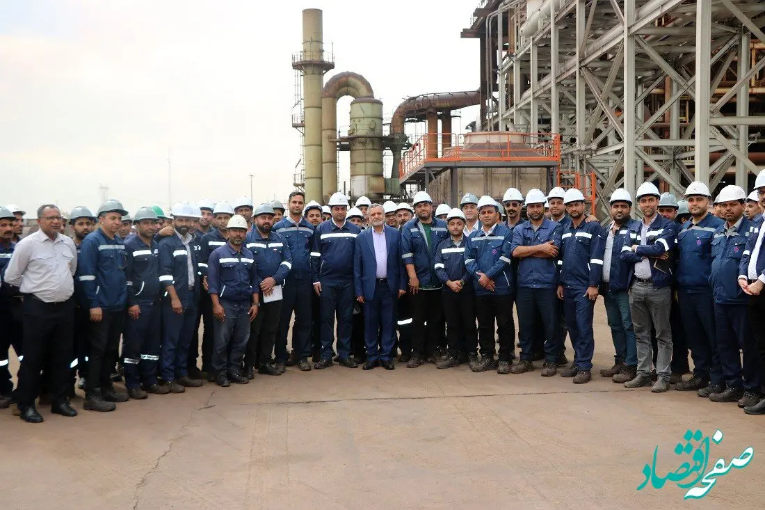  بازدید وزیر تعاون، کار و رفاه اجتماعی از شرکت صبا فولاد خلیج فارس