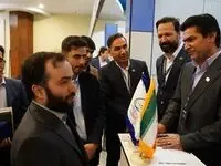 بازدید مدیرعامل گروه سرمایه‌گذاری و توسعه صنایع تکمیلی هلدینگ خلیج‌فاس از غرفه پتروشیمی ایلام