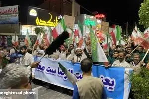 گزارش تصویری از تجمع حماسی مردم در ایام میلاد امام رضا علیه السلام
