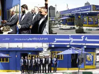 افتتاح مرکز پرداخت خسارت بیمه کوثر در پایانه مسافربری بیهقی میدان آرژانتین
