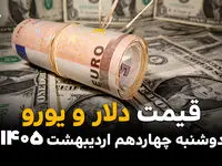 قیمت دلار آمریکا امروز دوشنبه ۱۴ اردیبهشت ماه ۱۴۰۵ و قیمت ارز آزاد + جدول