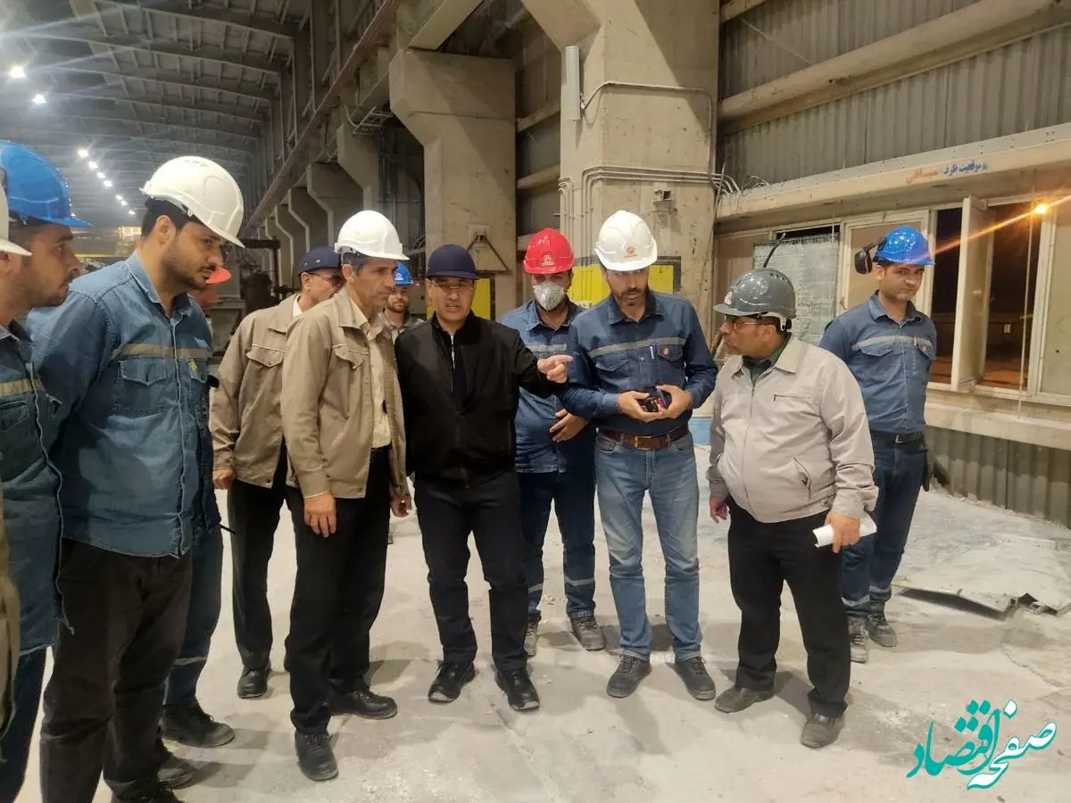 بازدید سرزده و میدانی سرپرست شرکت آلومینای ایران از سالن احیا و hse