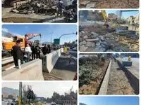 ایمن‌سازی بزرگراه شهید کریمی با انتقال ایستگاه‌های بی‌آر‌تی در منطقه ۲۰