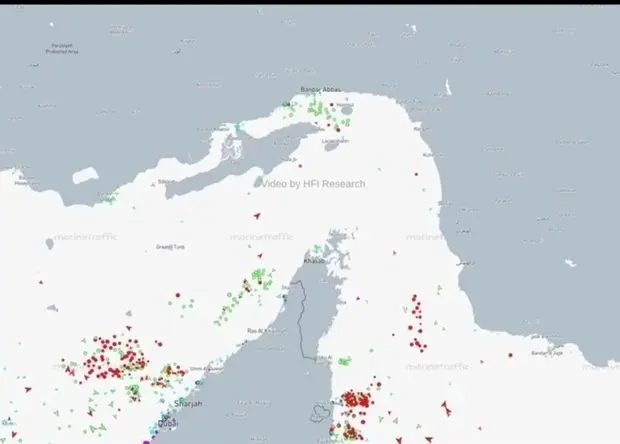 وضعیت جدید ترافیک کشتی ها در تنگه هرمز طی ۲۴ ساعت گذشته + جزئیات