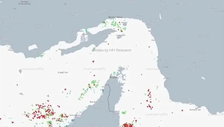 وضعیت جدید ترافیک کشتی ها در تنگه هرمز طی ۲۴ ساعت گذشته + جزئیات