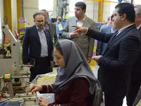 بازدید مدیرعامل و مدیران ارشد بانک توسعه صادرات ایران از شرکت صادر‌کننده نمونه کشوری