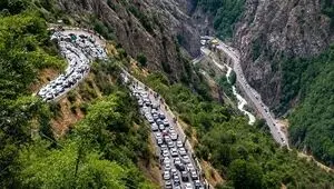 آخرین وضعیت ترافیک در راه‌های مازندران؛ این محور مقطعی یک‌طرفه شد