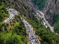 آخرین وضعیت ترافیک در راه‌های مازندران؛ این محور مقطعی یک‌طرفه شد