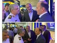 رئیس پلیس راهور از غرفه بیمه سامان در نمایشگاه صنعت مالی بازدید کرد