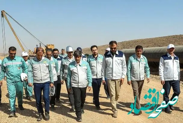 بازدید مدیرعامل گروه فولاد مبارکه از پروژه انتقال آب از دریای عمان/ به‌زودی فولاد با آب دریا تولید می‌شود